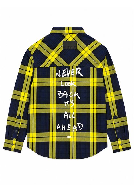 Camicia a quadri MSGM KIDS | F6MSJGSI098MS032